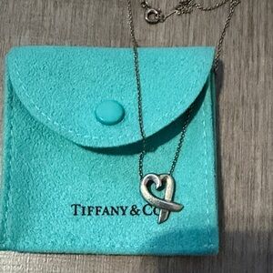 Tiffany & Co. Silver Heart Pendant Necklace